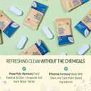 12 Pack Natural Bathroom Cleaner - Bath Shower Bathtub Tub Toilet Tile Cleaning Tablets Refill - Eco-Friendly Product & Cleaning Supplies - 1 Tablet = 17oz Spray (204oz Total) - Ocean Breeze