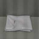 Craft And Party Rectangle Tablecloth, 60 x 84 Inch White Tablecloth, 4ft Rectangle Table Cloth, Polyester Fabric Washable Tablecloth for Home, Party, Wedding or Restaurant Use.
