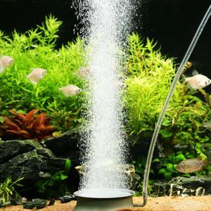 hygger Aquarium Air Stone Fish Tank Bubbler Quiet Ultra High Dissolved Oxygen Stone Fish Tank Air Stone Nano Bubble Airstone Stainless Steel Air Stones for Aquarium Fish Tank and Hydroponics-3.0inch