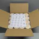 Thick Candle Jars for Making Candles 16 Pcs, 7 OZ Empty Jars with Wood Lids for Candle Making, Sample Container, Clear