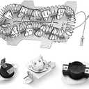 Upgraded Dryer Heating Element for Samsung，DC47-00019A Heating Element for Samsung Dryer,dv42h3000ew/a3 dv42h5000ew/a3 Parts, Including DC96-00887A, DC47-00016A, DC47-00018A.