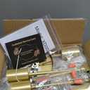 Modern Sputnik Chandelier, 6-Light Ceiling Light, LED Light Bulbs Included for Bedroom,Dining Room,Kitchen,Office (Gold)