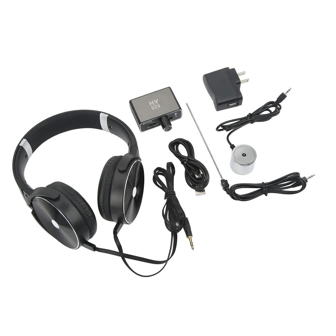 Water Leakage Detection, Underground Water Leak Detector, High Strength Sound Intensifier Water Pipe Leakage Monitor, Suitable for Site Construction, Car Maintenance (US Plug 110V)