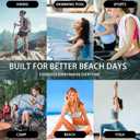 30" x 67" Sand Free Beach Towel, Quick Dry Bath Towel,Thin Lightweight Pool Towels, Swim BeachTowels for Women,Adults Travel Beach Accessories Vacation Essentials Gift (New Coconut Tree)