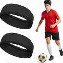 2 Pcs Protective Headgear for Soccer Flag Football Sport Headband with Foam Padded Head Guards Accessories for Women Men Athletic