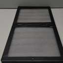Braveboy Screen Cover for Hinged Door, for 10, 15 High, 20 X-Tall Gallon Aquariums & Glass Tanks, Black - Easy Ventilation