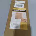 UNISHADES Blackout Cordless Bamboo Roman Shades 22 3/4×64 in Penang Teak