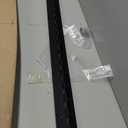 Black Piano Hinge 48 Inch x 3 Inch Heavy Duty Stainless Steel Piano Hinge Continuous Hinge for Cabinet, Door, DIY Wood Boxes, 0.05" Leaf Thickness