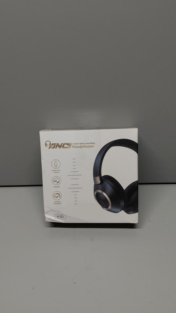 Active Noise Cancelling Headphones, 100H Playtime Headphones Wireless Bluetooth, Bluetooth Headphone with Mic, Over Ear Wireless Headphone with Deep Bass,Fast Charging for Trave, Black)