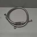 COOLWEST Flexible Metal Stainless Steel Hose 44 Inch for All Commercial PreRinse Kitchen Sink Faucets Flexible Hose Replacement (111CM 44")