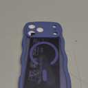 DOMAVER for iPhone 17 Pro Max Case for Women, 1X Screen Protector+1X Wrist Strap, [Compatible with MagSafe] [Full Camera Protection] Cute Wave Matte Phone Case for iPhone 17 Pro Max, Deep Blue