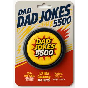 Gifts for Dad and Fathers - Features 150+ Extra Funny Dads Jokes at The Push of a Button - Daddy Present from Daughter, Parent Birthday Surprise, White Elephant Gifts for Men, Grandafather, Guy