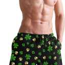 JUDIAN Men's Quick Dry Swim Trunks Tall Lightweight Swimwear with Pockets for Surfing & Vacation S (Black)