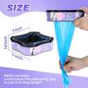 Premium Cat Litter Refill Bags, 28 ft  8-Pack  Fits Most Genie-Style Cat Litter Disposal Systems (Standard, Plus, XL)  Up to 8 Months for Single-Homes (Black)