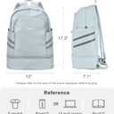 coofay Gym Backpack For Women Waterproof Backpack With Shoe Compartment Lightweight Travel Backpack Sports Backpacks Large Gym Bag