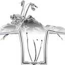 PRE-WIRED 14" Ape Hangers 1.5" handlebars for 2016-2023 Harley Road King FLHR/Road King Classic Custom FLHRC FLHRSI with Can-Bus & TBW Wires Kit Prewired, Chrome