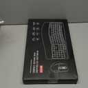 Wireless Keyboard and Mouse Combo, 2.4G Full Size Wave Keys Ergonomic Keyboard with Wrist Rest and 3-Level DPI Adjustable Wireless Ergonomic Mouse for Windows, Mac OS Desktop/Laptop/PC(Black)