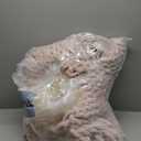 Alzoear Chunky Knit Throw Blanket Chenille Handmade Cozy Warm Blanket for Sofa Bedroom Home Decor (Beige,40"x40")