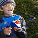 NERF Junior Wild Sharkfire, Easy Play Dart Blaster, 8 Nerf Elite Darts, Nerf Blaster Shark Toys for 6 Year Old Boys & Girls & Up, Outdoor Toys