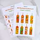 Winlyn 32 Sets Fall Crafts Kits DIY Fall Bookmarks Decorations Art Sets Maple Leaves Smile Face Owl Turkey Pumpkins Foam Stickers Arts and Crafts for Kids Thanksgiving Halloween Classroom Activities