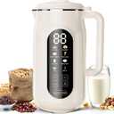 10-in-1 Nut Milk Maker Machine, 42oz Automatic Nut Milk Maker with LED Touch Screen, Self-Cleaning, 12H Delay Start, Keep Warm, Automatic for Soy/Oat/Almond Milk, Juice,Coconut,Plant Base & Boil Water