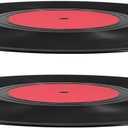 Cabilock Vintage Fake Vinyl Record 11.73 Inch Retro Wall Decor for Home Bar Cafe Music Party Supplies Artistic Vinyl Record Wall Sign