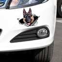 2PCS German Shepherd Dog Sticker 5.51"x4.72" Vinyl Car Waterproof Decal for Car Bumper, Notebook, Guitar, A Gift for Pet Lovers |#B0138