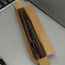 Maqauai Paper Rope Wicker Storage Baskets with Handles, 2 Pack Foldable Storage Basket, Rectangle Wicker Basket, Small Wicke Baskets for Pantry Shelves, Toilet Paper Storage Basket for Bathroom, Brown