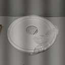 EIFHYT Molded Nylon Ceiling Medallion for Light Fixtures and Ceiling Fans 16"OD x 4"ID x 3/4"P (Fits Canopies up to 12-3/8") White