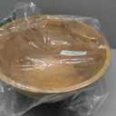 A One Shoppe Table Top/Kitchen Wood Bowl/Dry Fruit Bowl/Chips Bowl Large 12" X 7.5" Height (Natural Finish) (Quantity - 01 Piece) 