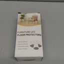 VIUME 24 Pcs Chair Leg Floor Protectors for Hardwood Floors Silicone Covers to Protect Wood Tile Floors Felt Pads Furniture Leg Caps Anti-Scratch Reduce Noise (Fit:1.3"-2")