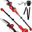2-IN-1 Cordless Pole Saw and Chainsaw Compatible with Milwaukee Battery