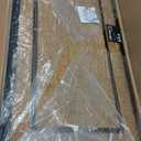 Calloway Mills AZ101632448NP Maxen Doormat, 24" x 48", Natural/Black