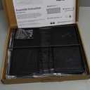 2Pack Under Shelf Basket Organizer,Adjustable Hanging Holder for Cabinet Pantry Kitchen Cupboard Desk Counter Bookshelf Organization Add-on Space Saver Heavy Duty Slide-in (Black, Large)