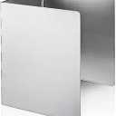 3 Sided Oil Splatter Guard, Upgrade Stainless Steel Anti Splatter Shield for Stove Top Cooktop, Foldable Grease Splatter Screen Oil Barrier, 15.7" x 11.8" (H)