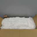 AEPINBH Heated Blanket Throw with 6 Fast Heating Levels, 4 Hours Auto-Off, 50x60 Cozy Faux Rabbit Fur Bubble Washable Electric Blanket with Overheating Protection, ETL Certification（Cream）