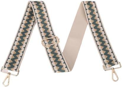 Pack of 2 Cadpirss Wide Purse Strap Replacement Crossbody Shoulder Handbag Strap Adjustable with Gold Hardware