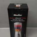 Mueller Smoothie Blender for Smoothies - Personal Blender for Shakes, Frozen Drinks, Baby Food & More, 15oz Travel Cup and Lid, Durable Stainless Steel Blades for Powerful Blending Performance, White