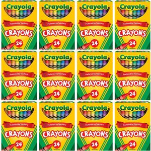 Crayola Crayons Bulk, 12 Packs of 24 Count Crayons, School Supplies, Assorted Colors