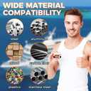 2 x Bondtech Marine Fiberglass Repair Kit for Boats, Multi-Functional Gel Coat Repair Kit for Boats, Surfboards, Kayaks, Fix Holes, Chips, Scratches, Deep Cracks with Color Match