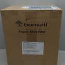 Bonsaii 12-Sheet Micro Cut Shredders for Home Office, 60 Minute P-4 Security Level Paper Shredder for CD, Credit Card, Mails, Staple, Clip, with Jam-Proof System & 4.2 Gal Pullout Bin C266-B