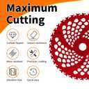 9"x36 Teeth Carbide Tipped Weed Eater Blade,9"x80 Teeth Weed Wacker Blade with Universal Adapter Kit,Brush Cutter Blade for Weedeater,Brush Cutter,Weed Trimmer,Weedwacker-Trim Tree, Vine, and Bushes