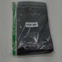 100 Pack Resealable Mylar Bag, Smell Proof Bags Resealable Packaging Supplies for Food Storage Small Business (Black, 6.3" X 9.4")