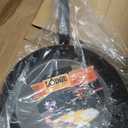 Lodge 12 Inch Carbon Steel Skillet - PFAS-Free Pre-Seasoned Carbon Steel Frying Pan for High-Heat Searing - Long Handle Design for Omelets, Grilling, and Campfire Cooking - Made in the USA