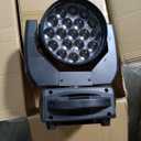 Boulder Pro 19x15W Zoom Wash Moving Head with Variable White Warm White Plus Cool White 2in1 LEDs Ideal for Church, Theater, Studio, Stage,Events, etc (2pcs Packed)