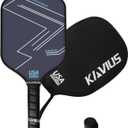 Carbon Pickleball Paddle 16mm Pickleball Paddle PP Honeycomb Core with Upgraded T700 Carbon Fiber for Spin Professional Pickleball Paddles USAPA Approved with Long Handle