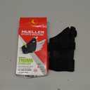 MUELLER Sports Medicine Adjust-to-Fit Thumb Stabilizer, Spica Splint, Thumb Pain Relief Brace for Men and Women, Ideal for De Quervain's Tenosynovitis, Arthritis, Sprains, Fits Right or Left (1 Count (Pack of 1), Black)