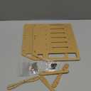 3.5in Hard Drive Bracket, Desktop Transparent Acrylic Hard Drive Bracket, DIY 3.5in Hard Disk Shelf HDD Cage (6 Layers)