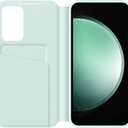 Samsung Galaxy S23 FE S-View Wallet Phone Case, Protective Cover with Card Holder Slot, Finger Tap Display Window, US Version, EF-ZS711CMEGUS, Mint