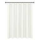Biscaynebay Hotel Quality Fabric Shower Curtain Liners 72" X 72", Ivory Water Resistant Bathroom Curtains Rust Resistant Grommets Weighted Bottom Hem Machine Washable